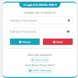 Register PGRI Nias Utara - Persatuan Guru Republik Indonesia Cabang Nias Utara